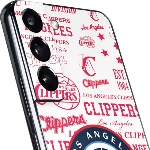 NBA Los Angeles Clippers Blast Logos Galaxy S22 Plus Skin